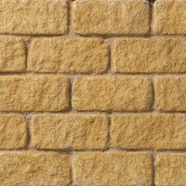 Bekstone Tumbled Walling 229 x 102 x 140mm Golden Buff