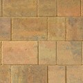 Beta TRIO Block Paving Cliffe Layout Autumn Gold