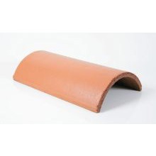 BREEDON HALF ROUND RIDGE TILE ANTIQUE RED