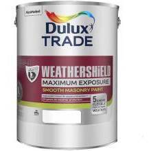 Dulux 5583711 Trade Weathershield Smooth Masonry 5L Pbw
