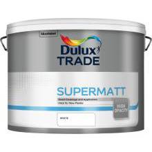 Dulux Trade Supermatt White Emulsion 10L