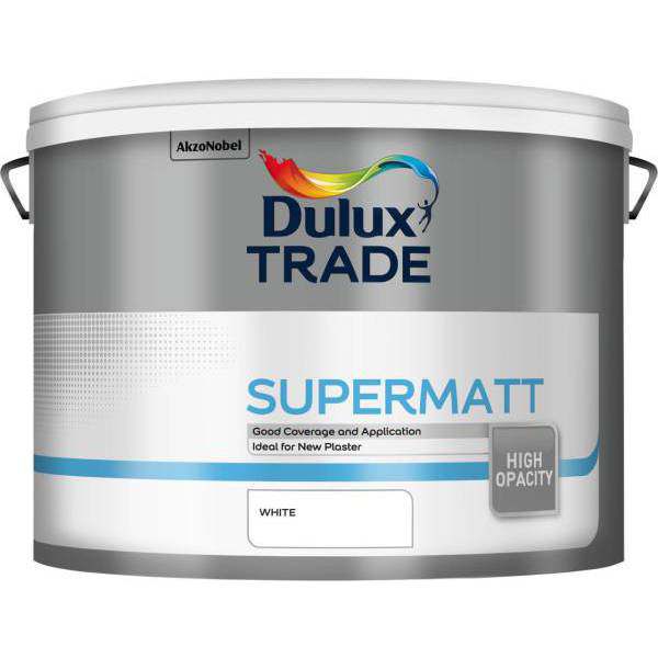 Dulux Trade Supermatt White 10L