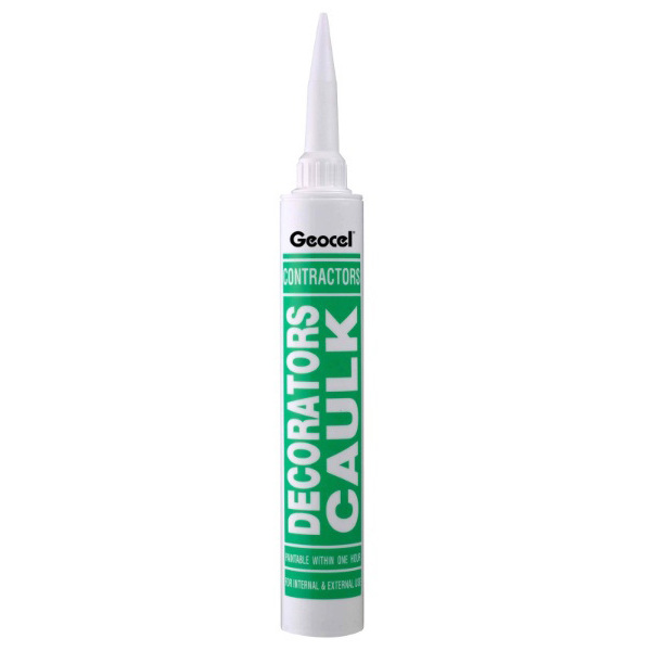 Geocel Contractor Decorator Caulk White   380ml