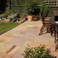 Global Stone 600 Series Natural Sandstone Project Pack 15.30M2 Country Buff