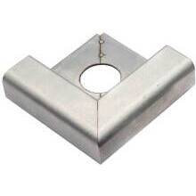 Global Stone Brushed Stainless Steel 316 Quadrant Corner 22.5mm