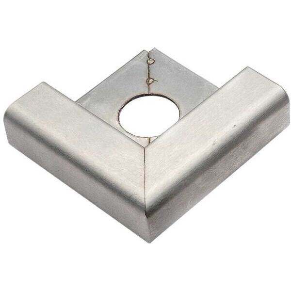 Global Stone Brushed Stainless Steel 316 Quadrant Corner 22.5mm