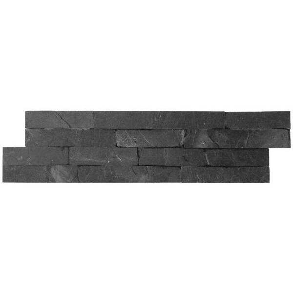 Global Stone Cladding 600 x 150mm Carbon (Pack Of 6)