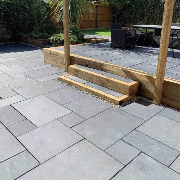 Global Stone Gardenstone Project Pack 19.52M2 Charred Oak