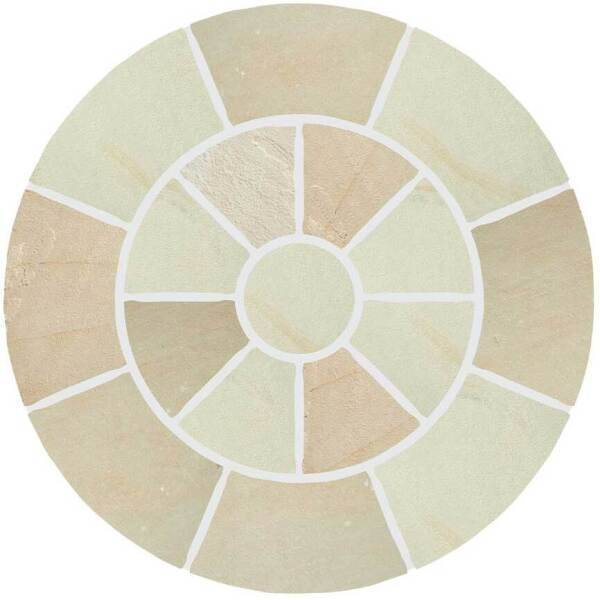 Global Stone Natural Sandstone Circle 1.8M Mint