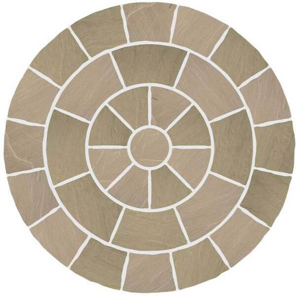 Global Stone Natural Sandstone Circle 2.8M York Green