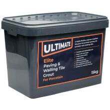 Global Stone Ultimate Elite Porcelain Paving Jointing Grout 15Kg Grey