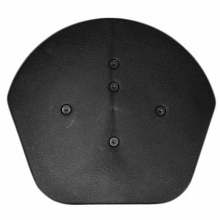 KLOBER HALF ROUND RIDGE END CAPS (PACK OF 2) BLACK KR977276