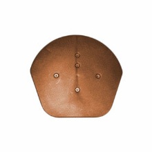 KLOBER HALF ROUND RIDGE END CAPS (PACK OF 2) TERRACOTTA KR977234