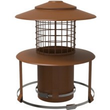 MI-FLEX 20-125-PHCMT POT HANGER COWL WITH MESH 125mm TERRACOTA