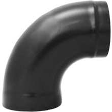 MI-VIT 7-125-M-90S VITREOUS ENAMEL 90 DEGREE SWEPT ELBOW 125mm MATT