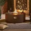 Nova Jupiter Aluminium Fire Pit Table Coffee (Home Delivery)