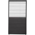 Nova Titan 1M Aluminium Side Wall With Adjustable Louvers For 3M Titan Pergola Grey N24003 (Home Delivery)