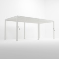 Nova Titan Aluminium Rectangular Pergola 6 X 3.6M White (Home Delivery)