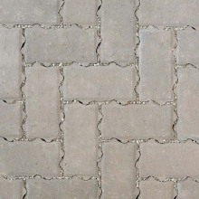 Omega Flow Permeable Block Paving Natural