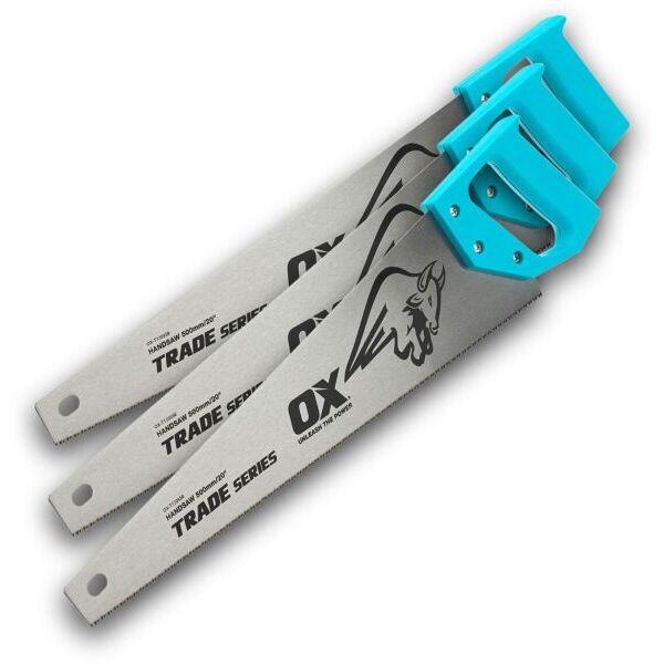 OX Trade Hand Saw 550mm 22" Triple Pack | OX-T133703