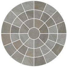 Pavestone Circle (Complete) 2400mm Diameter Light Grey