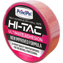 Principal Hi-Tac Self-Adhesive Pink Scrim Tape 45m x 100mm