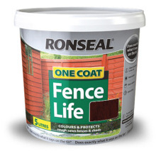 Ronseal One Coat Fence Life 5L Dark Oak