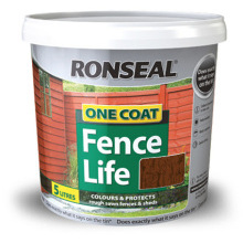 Ronseal One Coat Fence Life 5L Medium Oak