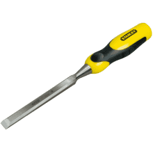 Stanley Dynagrip Wood Chisel &amp; Strike Cap 12mm | 0-16-873