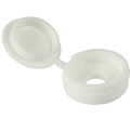 Timco Hinged Screw Caps No 10-12 White Pack 50