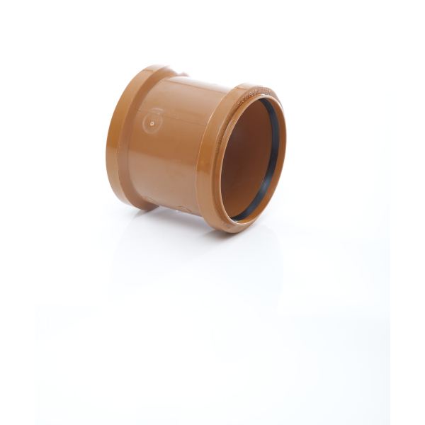 Polypipe PVC Double Socket Coupler UG401 110mm