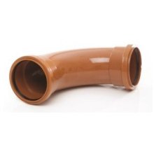 Polypipe Bend UG409 110mm 15Deg Double Socket