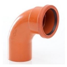 Polypipe Bend UG412 110mm 87.5Deg Single Socket