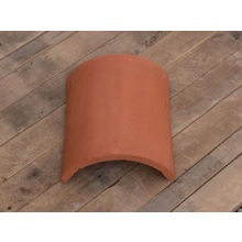 WILLIAM BLYTH CLAY NATURAL RED HALF ROUND RIDGE TILE 305mm